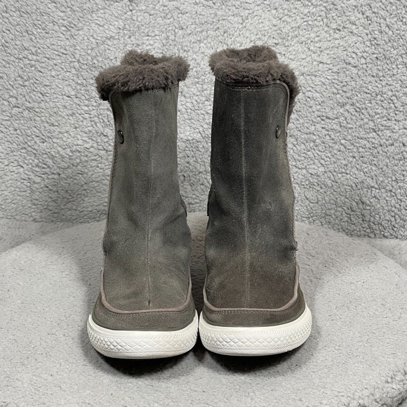 Converse All Star CT Beverly Womens Size 7 Gray Mid Calf Winter Boots 525941C - Picture 3 of 12